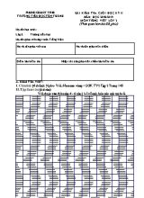 Đề kiểm tra cuối học kì II môn Tiếng Việt Lớp 2 - Năm học 2018-2019 - Trường TH Tân Thành (Có đáp án)